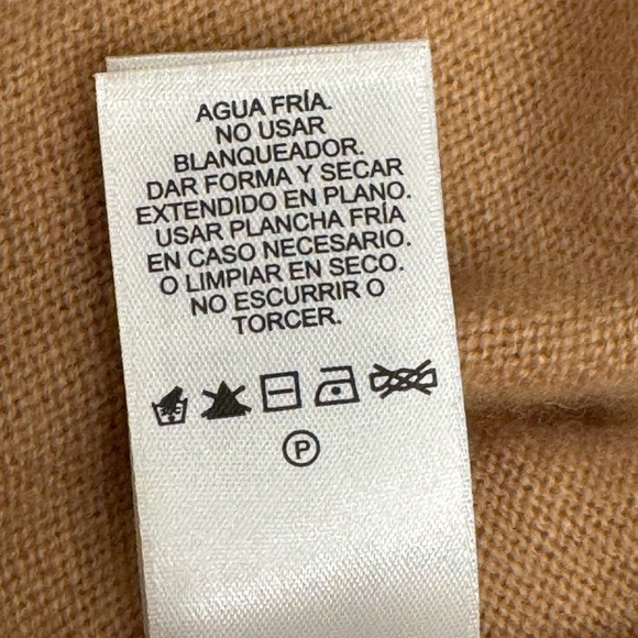 NWT Vineyard Vines Camel 100% Cashmere Pickleball Intarsia Sweater Size: XS - Picture 10 of 13